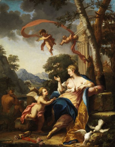 Venus y Cupido de Unbekannt Unbekannt